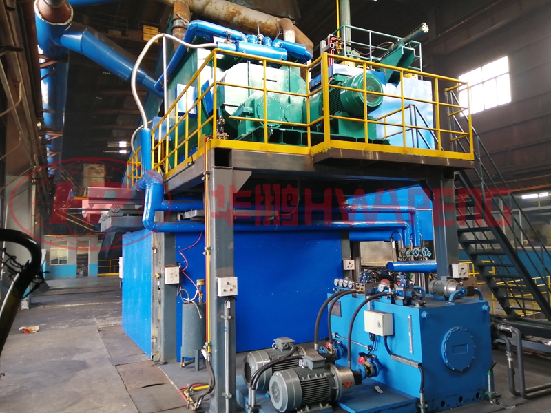 HP-EVC800 Series Green Anode Press Vibrocompactor HP-EVC800 Series Green Anode Press Vibrocompactor