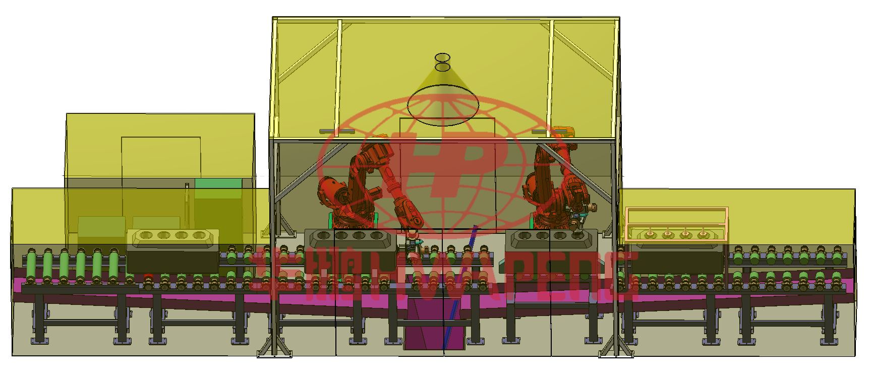 AIV-CS Baked anode blocks cleaning robot AIV-CS Baked anode blocks cleaning robot